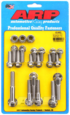 ARP 430-9803 Transmission Case Bolt Kit for Muncie 4-speed. '63-'68. Polished ARP Stainless. hex Photo-0 