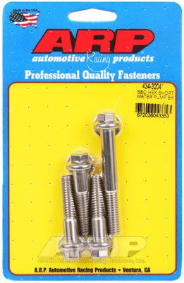 ARP 434-3204 Water Pump Bolt Kit for Chevrolet Small Block Hex Short Photo-0 