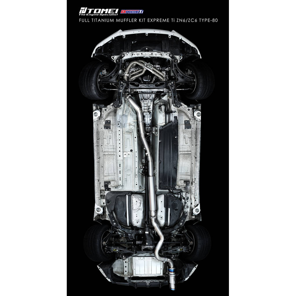 TOMEI TB6090-SB03C FULL TITANIUM MUFFLER KIT EXPREME Ti ZN6/ZC6 TYPE-80 Photo-1 