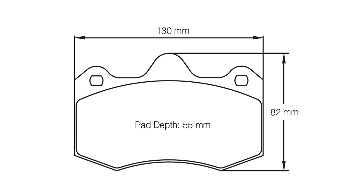 PAGID 4345-RST3 Front Brake Pads for LOTUS EVORA (2009+) Photo-0 