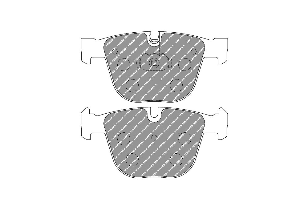 FERODO FCP1672H Rear Brake Pads DS2500 for BMW M3 (E92) / M5 (E60) Photo-0 
