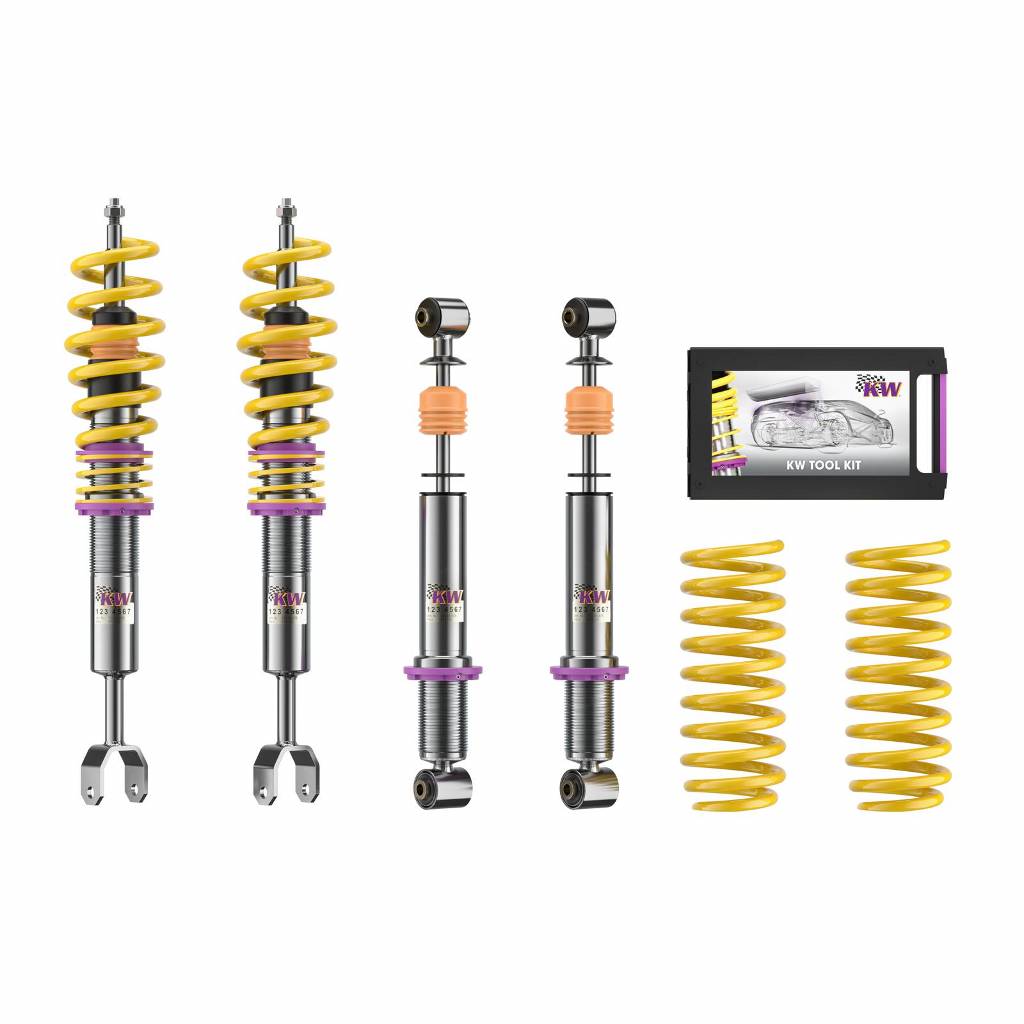 KW 10210012 Coilover Kit INOX V1 AUDI A4; (B5) Photo-0 