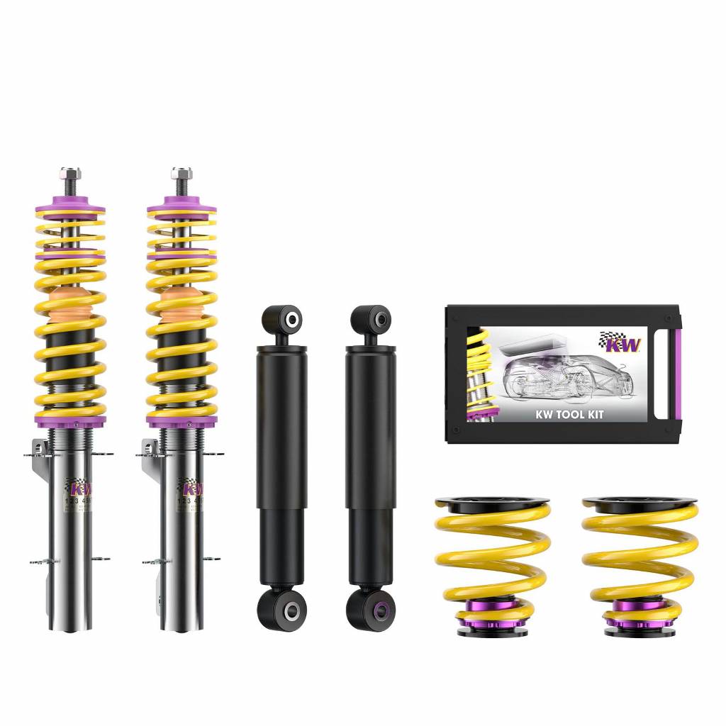 KW 10210041 Coilover Kit INOX V1 AUDI TT; (8N) Photo-0 