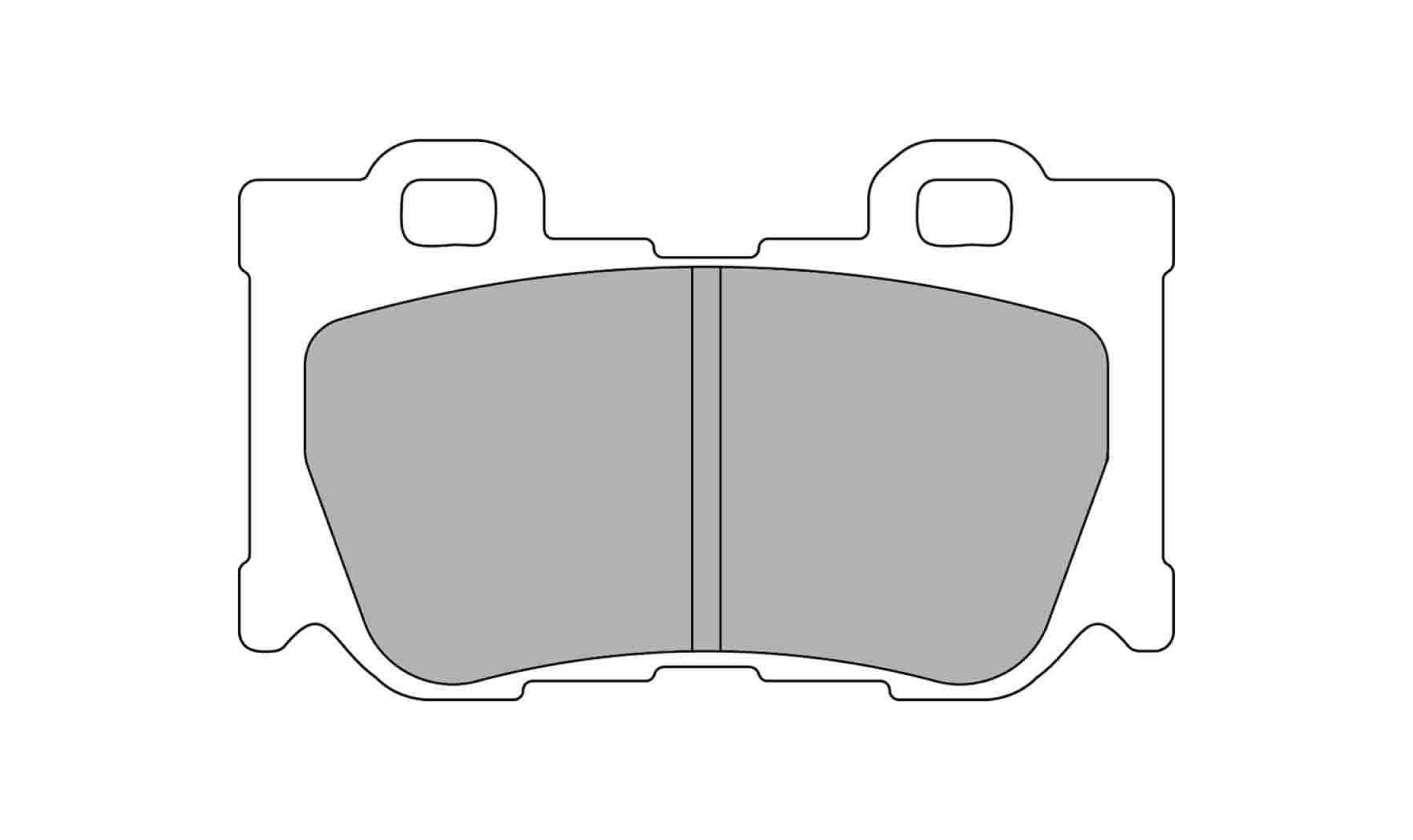 FERODO FCP4173H DS2500 Brake pads rear INFINITI FX50 / G37 Coupe / NISSAN 370Z (Akebono) Photo-0 