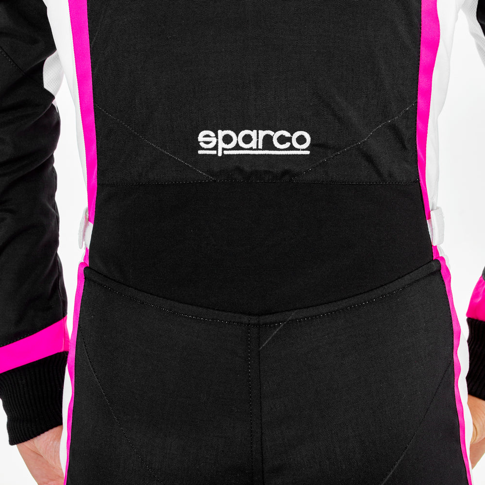 SPARCO 002341LNRGFXXS KERB LADY Kart suit, CIK, black/grey/yellow fluo, size XXS Photo-1 