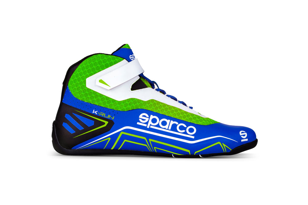 SPARCO 00127137AZVF K-RUN Kart shoes, blue/green, 37 Photo-0 