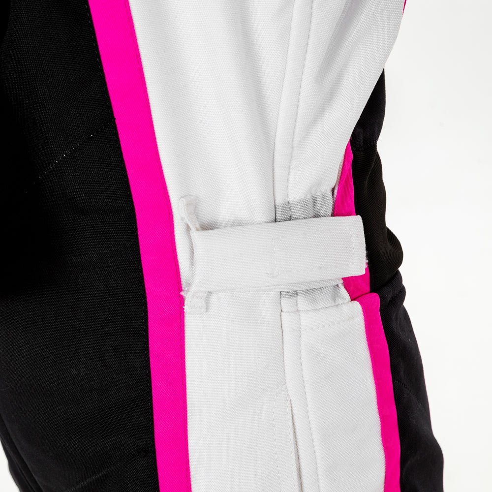 SPARCO 002341LNRBF0XS KERB LADY Kart suit, CIK, black/white/magenta, size XS Photo-7 