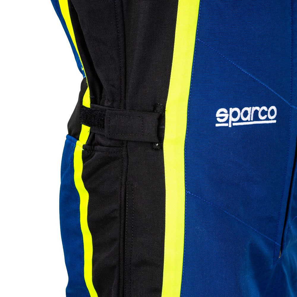 SPARCO 002341BNGB120 KERB YOUTH CHILD Kart suit, CIK, blue/yellow/black, size 120 Photo-4 