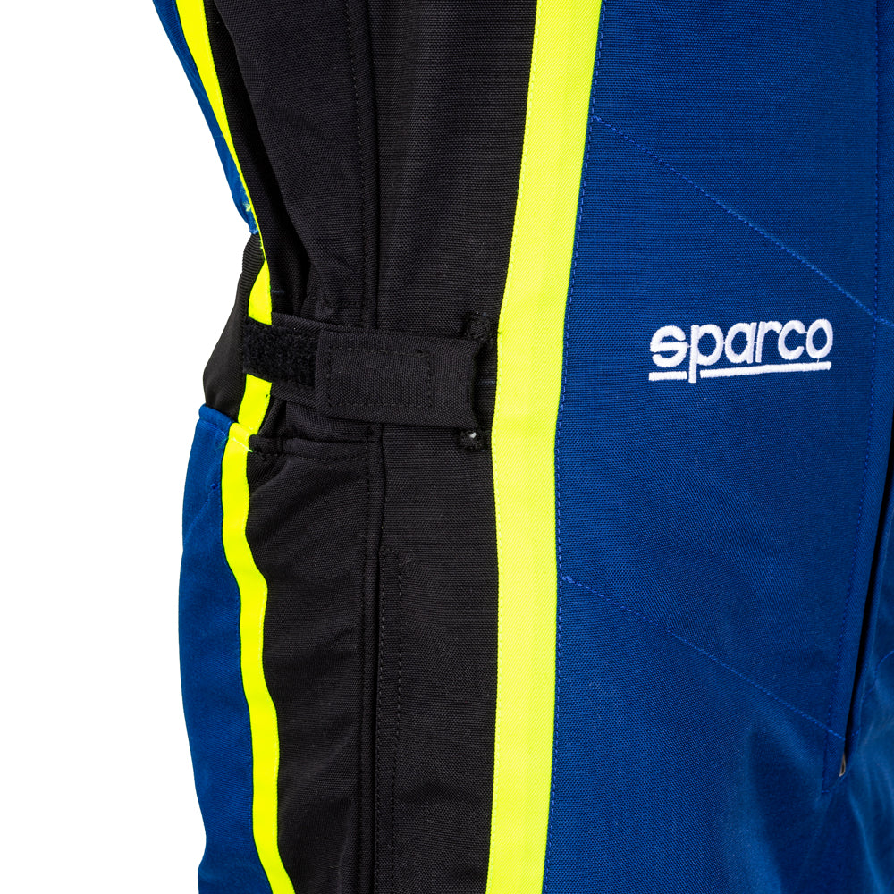 SPARCO 002341BNBV150 KERB YOUTH CHILD Kart suit, CIK, blue/black/white, size 150 Photo-2 