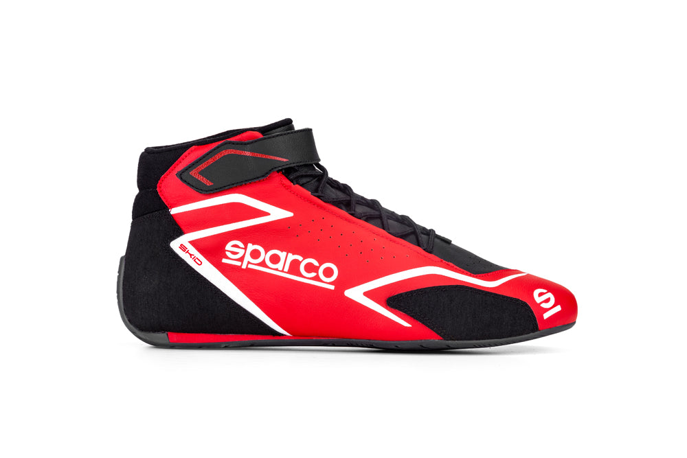 SPARCO 00127548RSNR SKID Racing shoes, FIA 8856-2018, red/black, size 48 Photo-2 