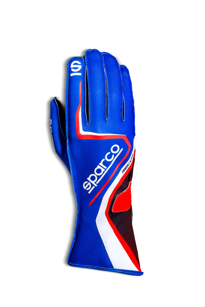 SPARCO 00255508AZRS RECORD Kart gloves, blue/red, size 8 Photo-0 