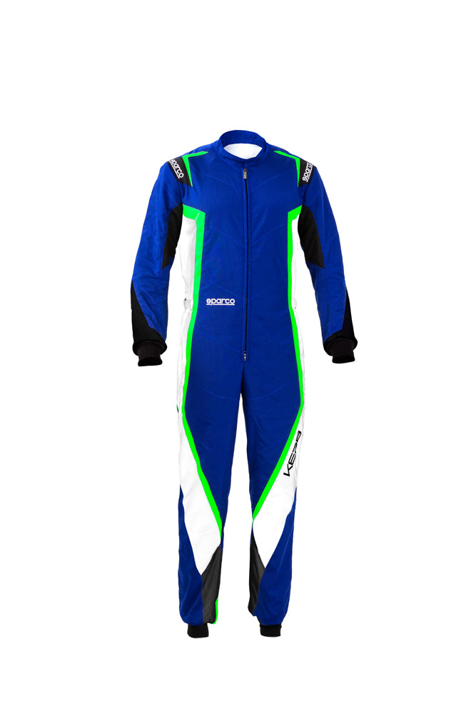 SPARCO 002341BNBV0XS KERB Kart suit, CIK, blue/black/white, size XS Photo-0 