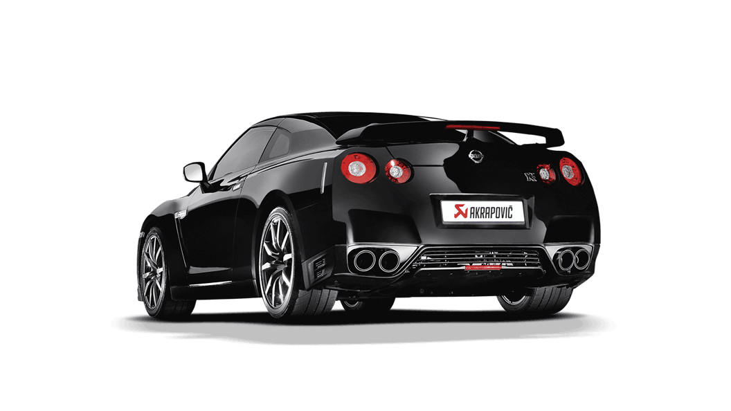 AKRAPOVIC M-NI/T/1H Slip-On Line (Titanium) for NISSAN GT-R (R35) 2008-2024 Photo-1 