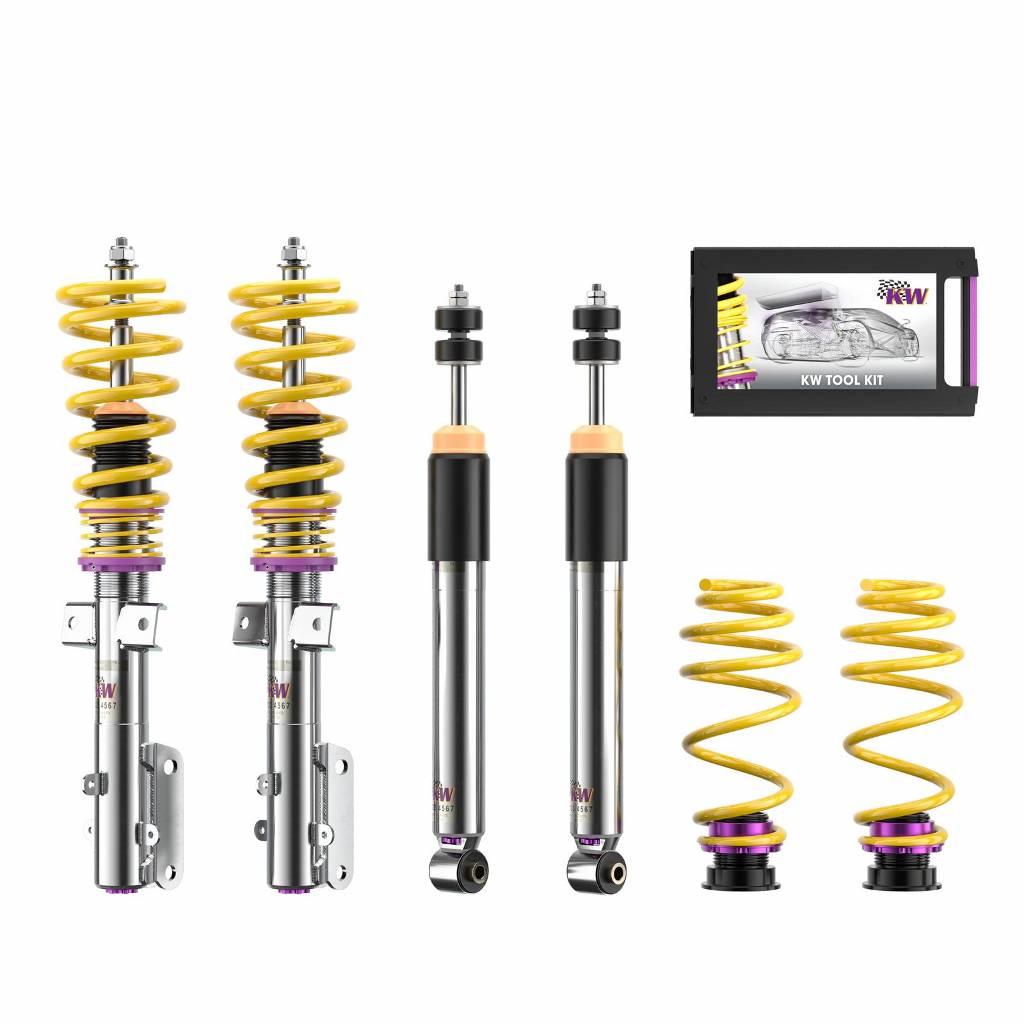 KW 35230045 Coilover Kit INOX V3 FORD (USA) Mustang; (Mustang, -GT, -Shelby) Photo-0 