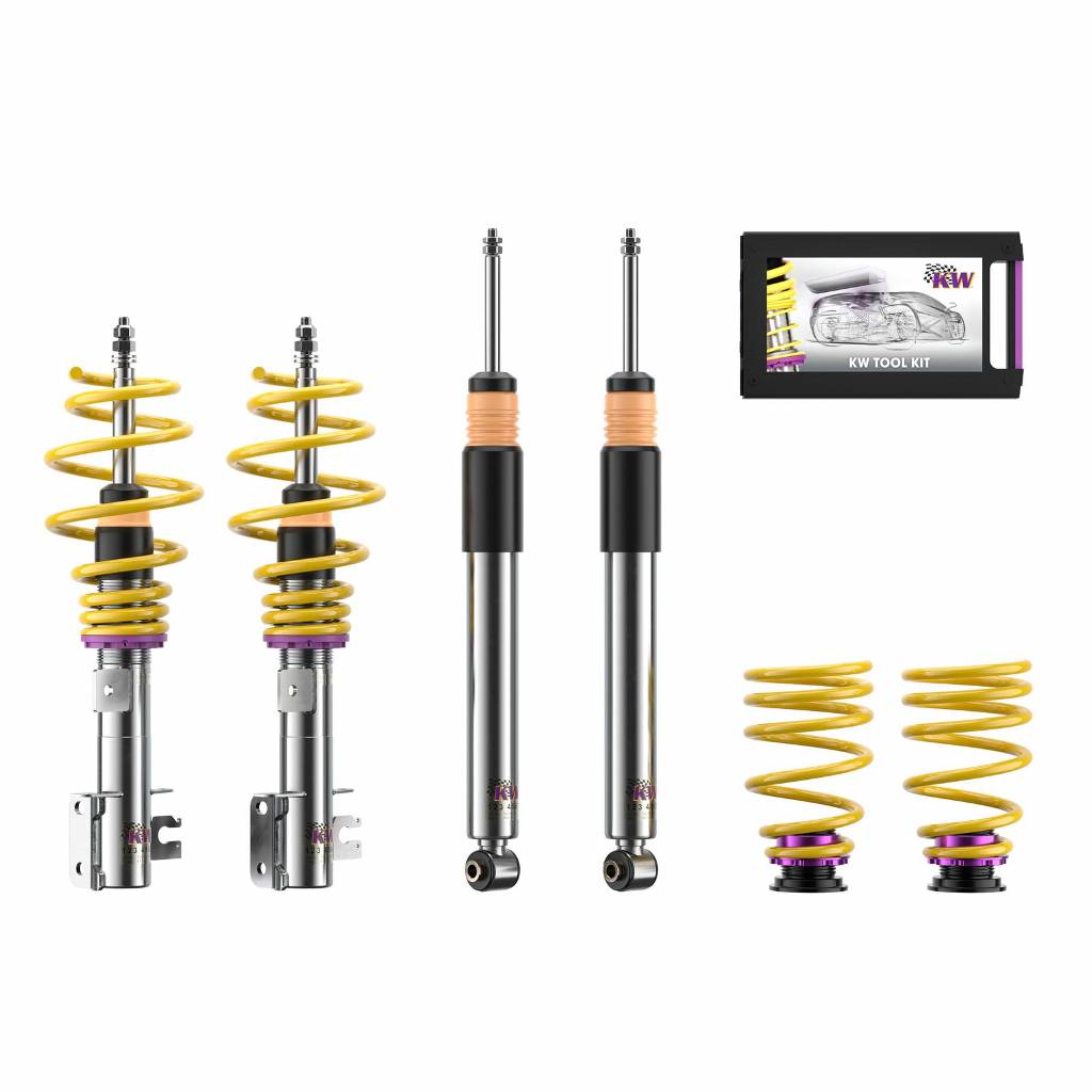 KW 35260053 Coilover Kit INOX V3 OPEL Corsa D; (S-D) Photo-0 