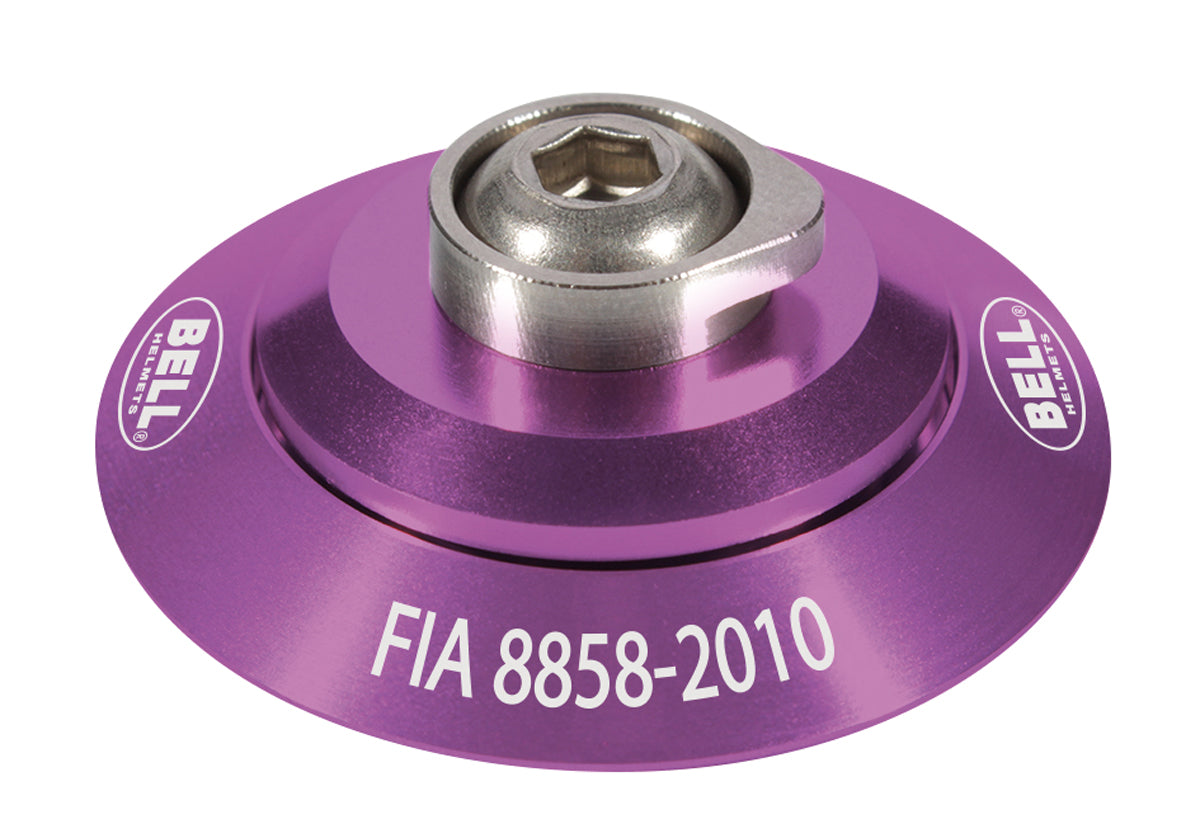 BELL 2100006 HANS clip set, FIA 8858-2010, pink Photo-0 