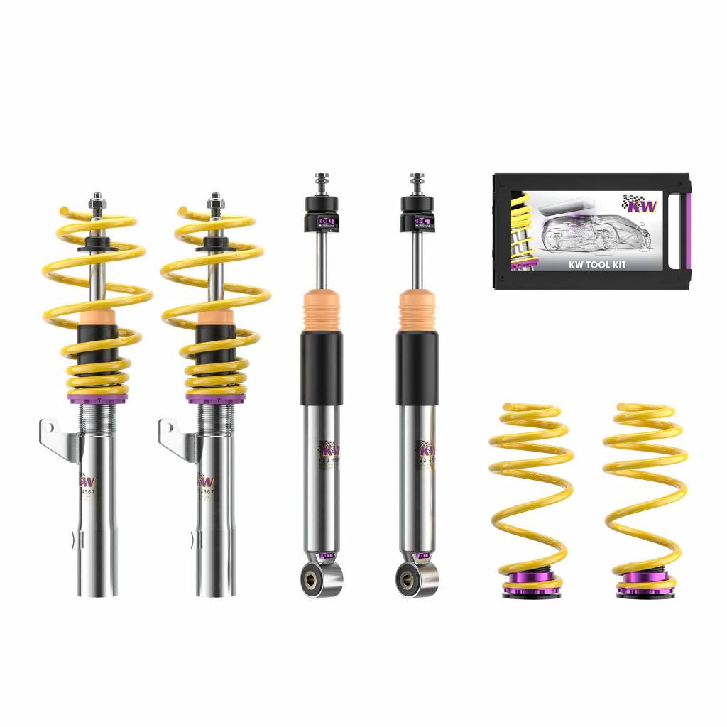KW 35281036 Coilover Kit INOX V3 AUDI TT; (8J) Photo-0 