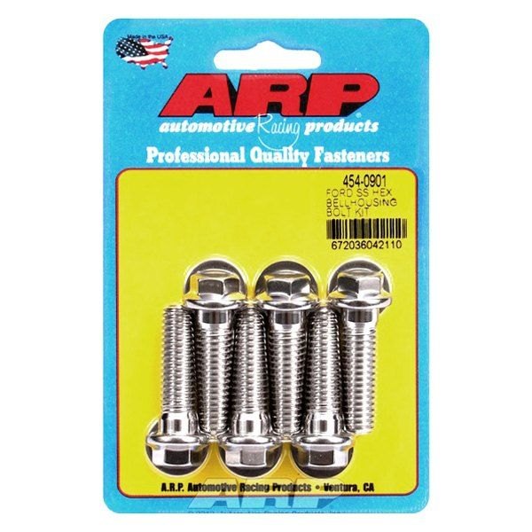 ARP 454-0901 Bellhousing Bolt Kit for Ford 289-302-351W SB. SS hex Photo-0 