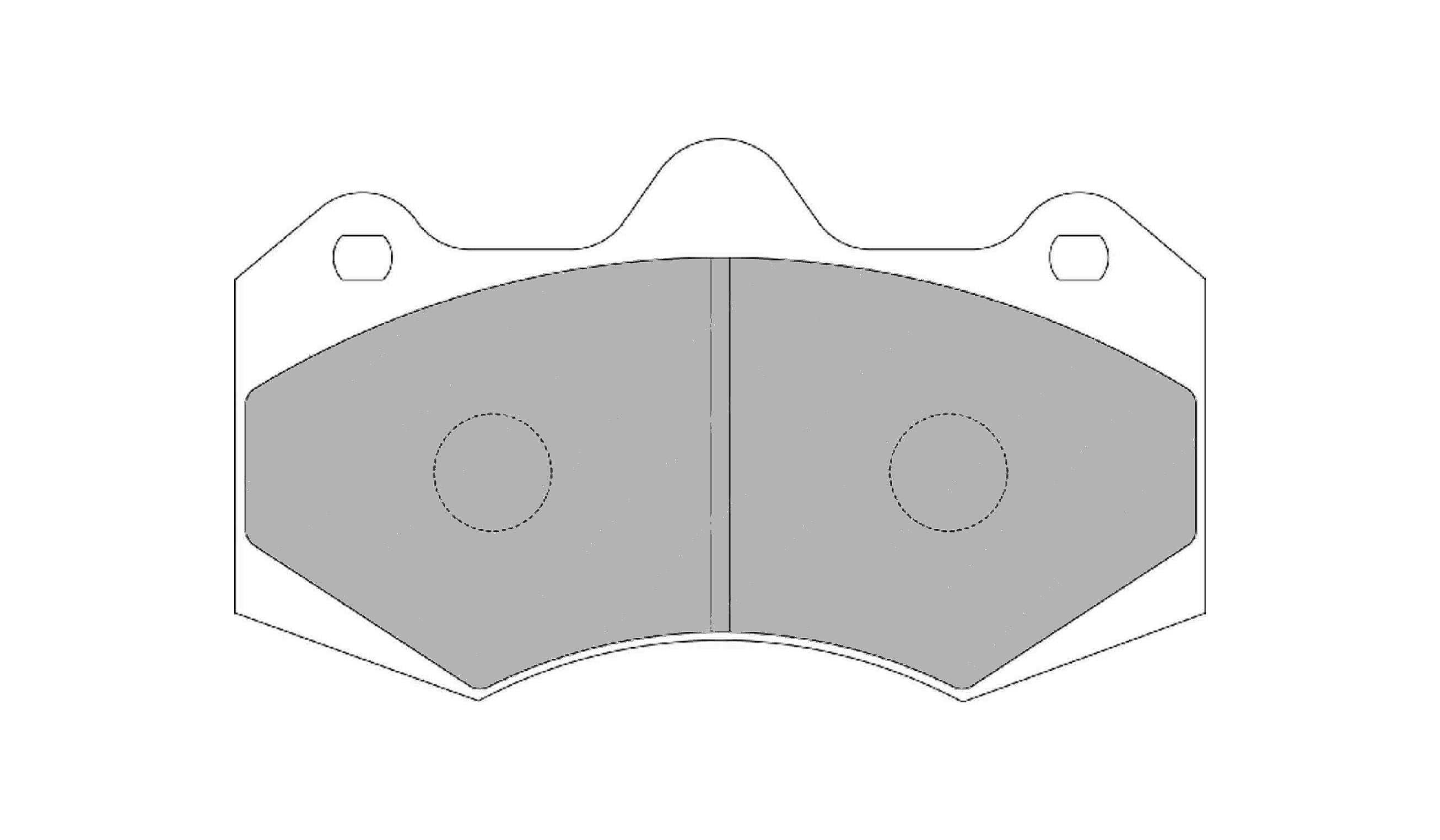 FERODO FRP3084R Front Brake Pads DS3000 for MCLAREN 570 GT / 570 S / 650 LT / 650 S Photo-0 