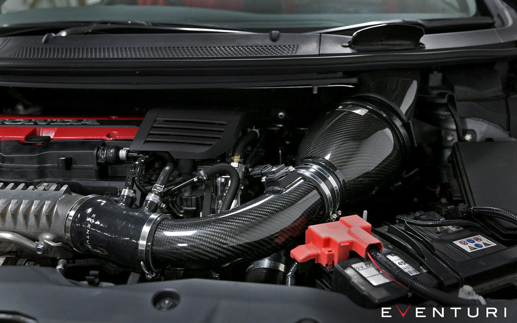 EVENTURI EVE-FK2-CF-MAF MAF-Tube and Silicone Hose (Carbon) for HONDA Civic Type R (FK2) Photo-5 