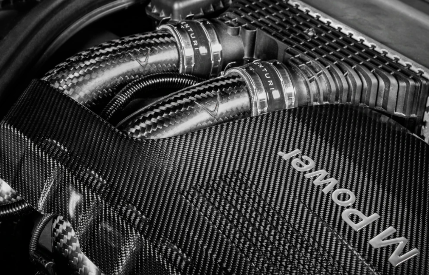 EVENTURI EVE-S55-CF-CHG Chargepipes - Set of 2 Upper Chargepipes (Carbon) for BMW S55 Photo-0 