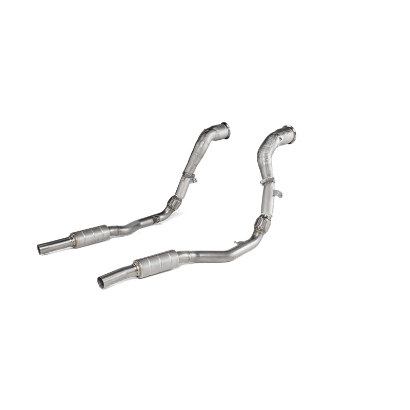 AKRAPOVIC DP/L-AU/SS/2 Downpipe / Link Pipe Set (SS) for AUDI RS Q8 (4M) 2020-2024 Photo-0 