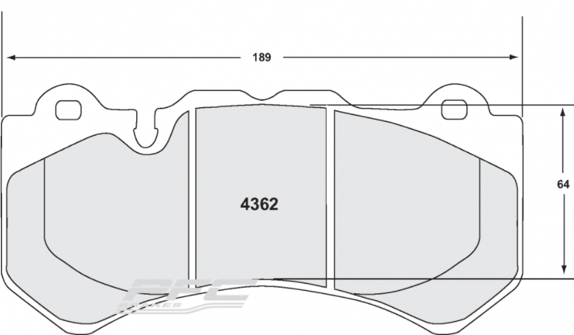 PFC 4362.10 Front brake pads Z-RATED NISSAN GT-R R35 Photo-0 