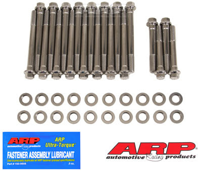 ARP 480-3600 Head Bolt Kit for Oldsmobile 350-455 7/16" SS hex Photo-0 