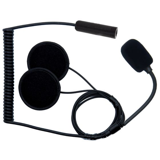 ZERONOISE 6300002 Radio helmet kit for Jet helmet, Female Nexus 4 PIN, Microphone Flex Boom, no Earcups Photo-0 