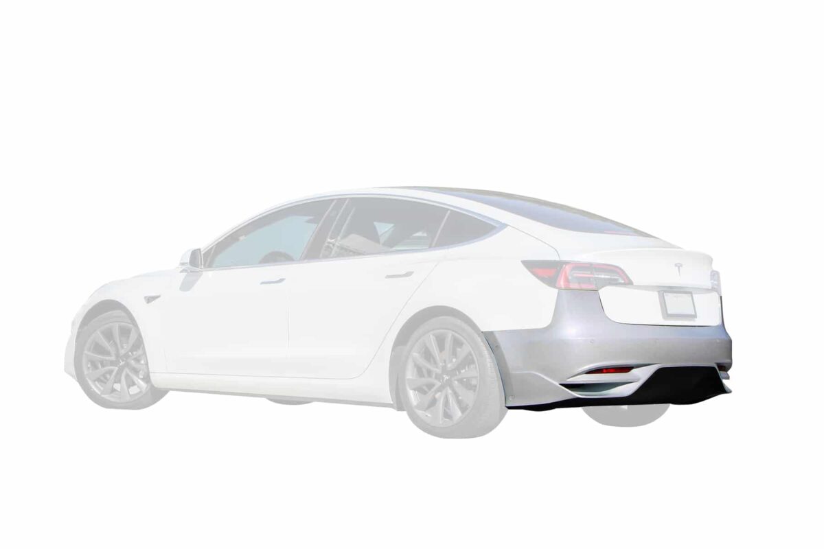 UNPLUGGED PERFORMANCE UP-M3-304-3.1 Ascension Rear Bumper, Autoclaved PFRP for TESLA Model 3 Photo-0 