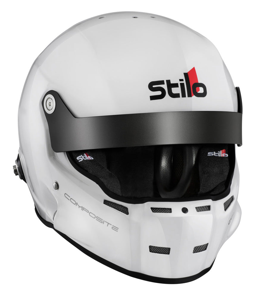 STILO AA0701BG2T640101 ST5R COMPOSITE Rally helmet, intercom, SA2020/FIA, HANS, white/black, size 64 Photo-3 