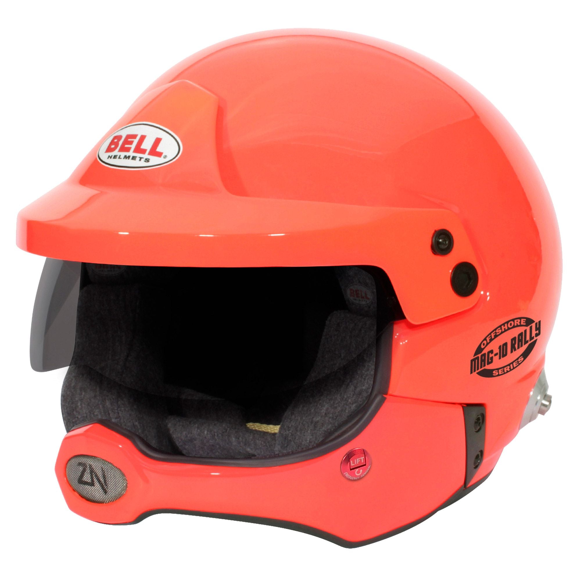 BELL 1346023 MAG-10 RALLY PRO OFFSHORE ORANGE Open face helmet, HANS, FIA, size 56 (7) Photo-2 