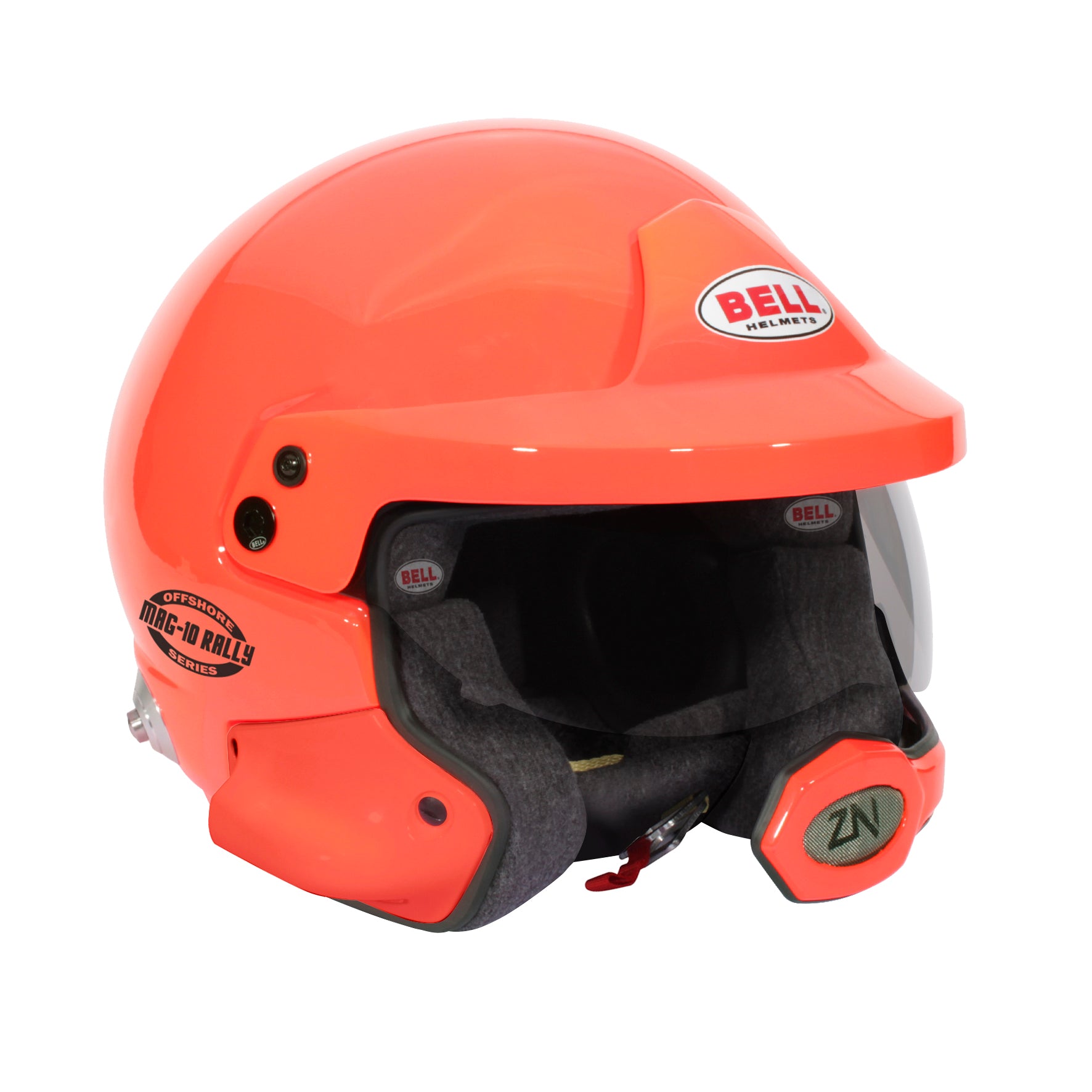 BELL 1346023 MAG-10 RALLY PRO OFFSHORE ORANGE Open face helmet, HANS, FIA, size 56 (7) Photo-0 