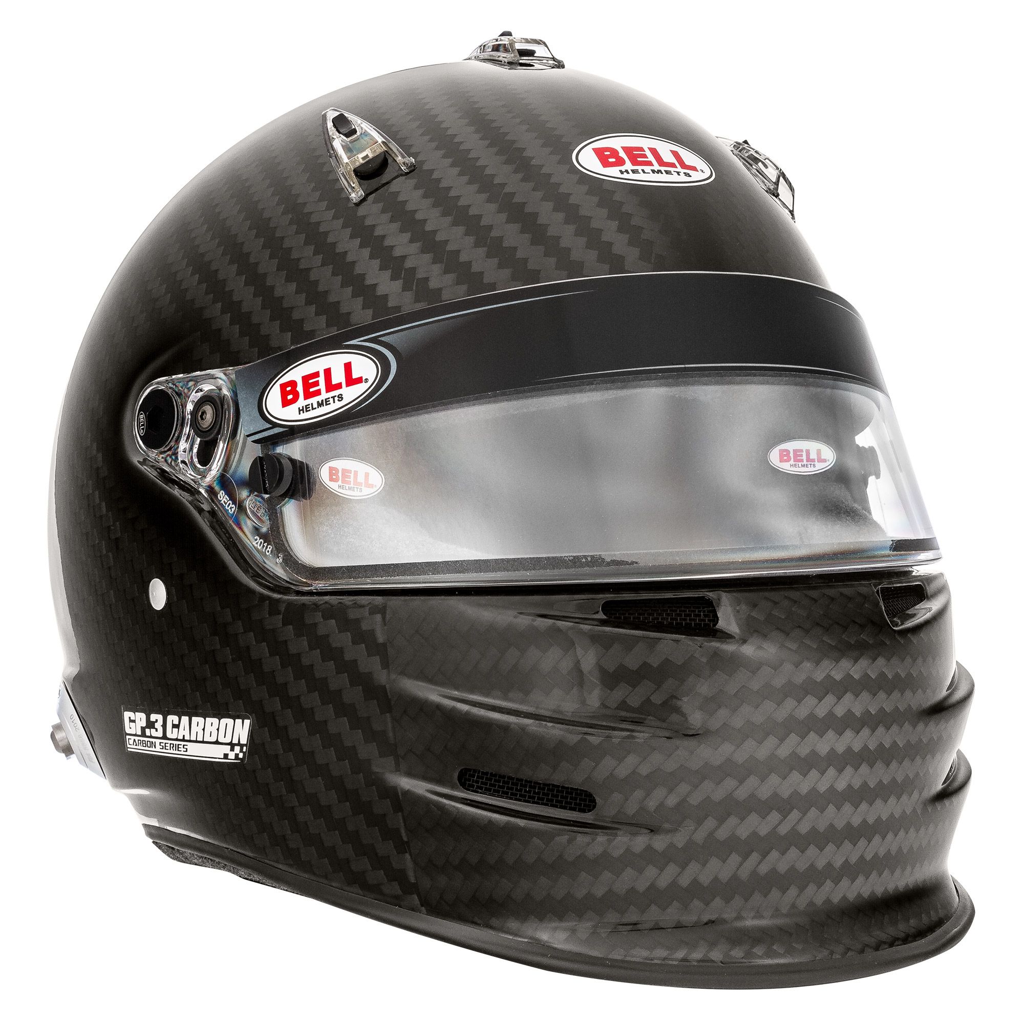 BELL 1206A08 Racing helmet full face GP3 CARBON, HANS, FIA, size 61+ (7 3/8+) Photo-2 