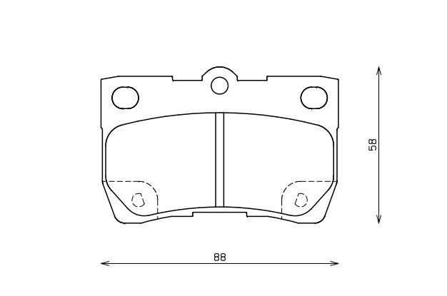 ENDLESS EP422SSY Rear brake pads LEXUS IS 250/350 (06-12) Photo-0 