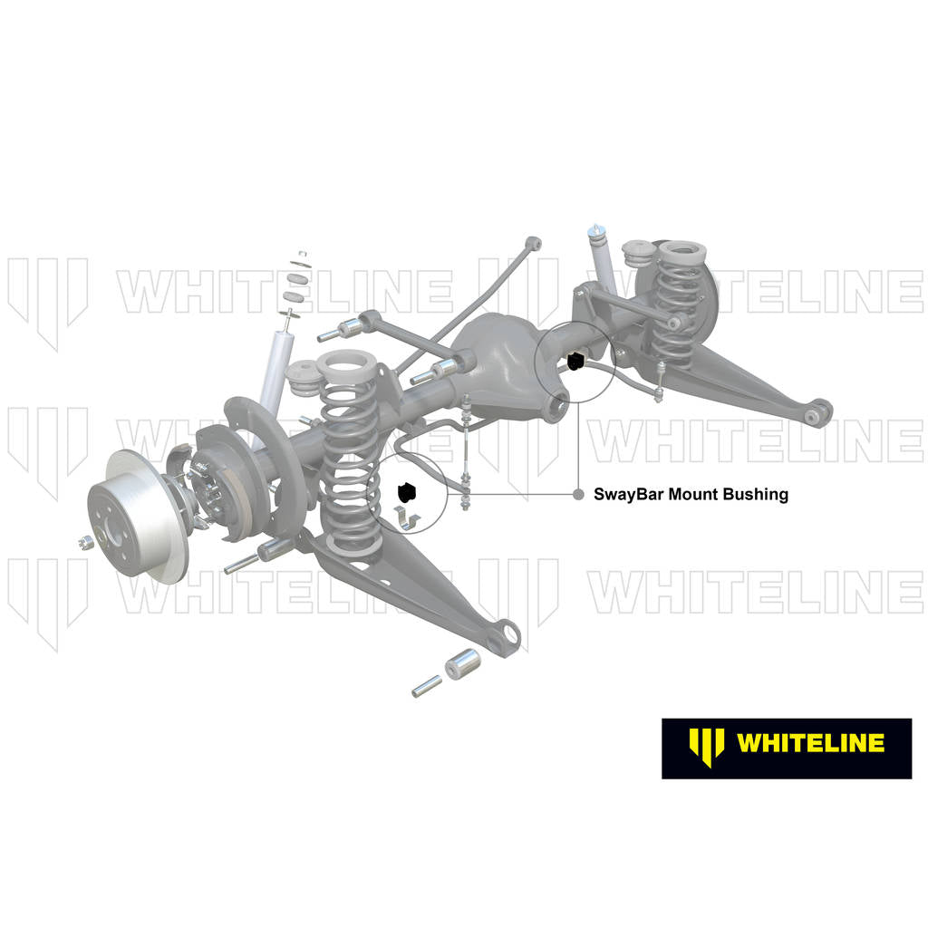 WHITELINE KSK013-22 Rear Anti Roll Bar Mount - Bushing Kit 22mm for Whiteline Anti Roll Bars Photo-1 