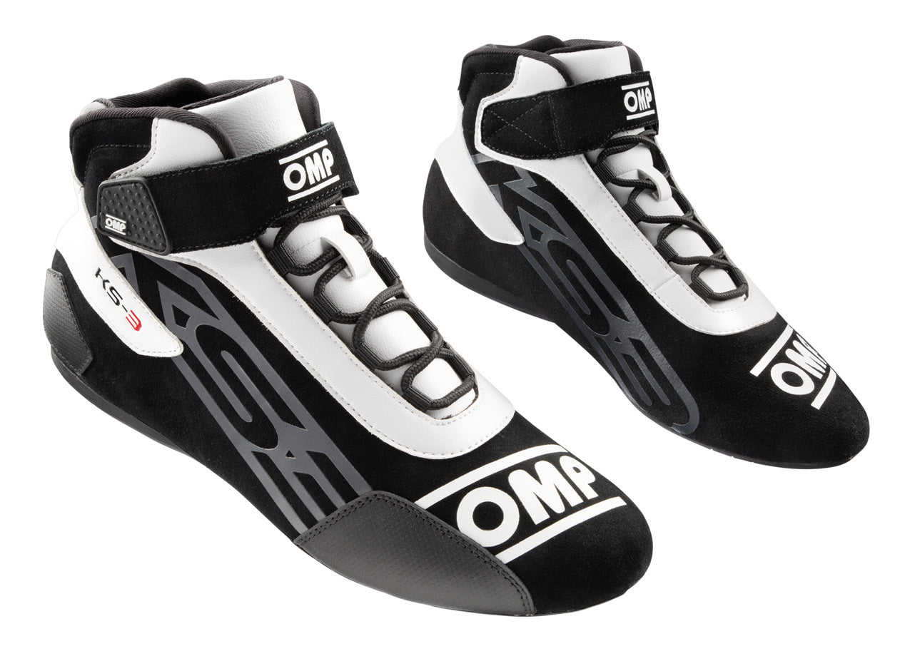 OMP KC0-0826-A01-076-44 (IC/82607644) KS-3 MY2021 Karting shoes, black/white, size 44 Photo-0 