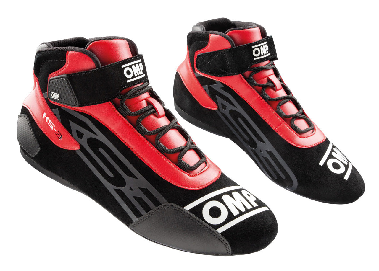 OMP KC0-0826-A01-073-47 (IC/82607347) KS-3 MY2021 Karting shoes, black/red, size 47 Photo-0 