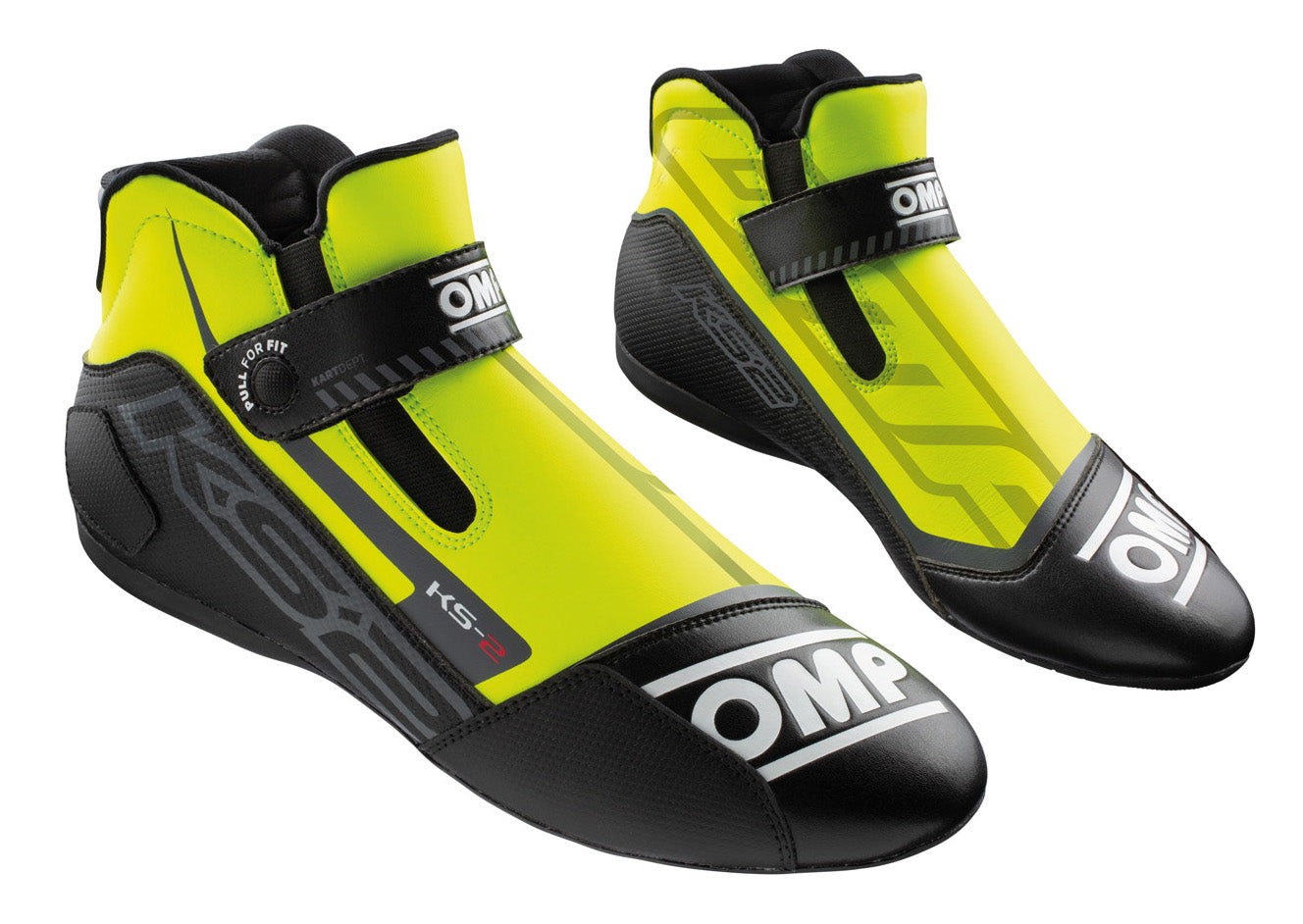 OMP KC0-0825-A01-059-43 (IC/82505943) Karting shoes KS-2 my2021, yellow/black, size 43 Photo-0 