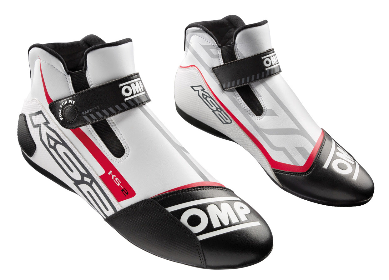 OMP KC0-0825-A01-020-47 (IC/82502047) Karting shoes KS-2 my2021, white, size 47 Photo-0 