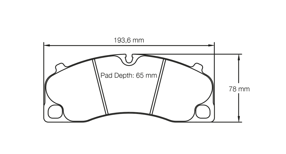 PAGID 4908-RST3 Front Brake Pads for PORSCHE 991 Carrera / S (PCCB) Photo-0 