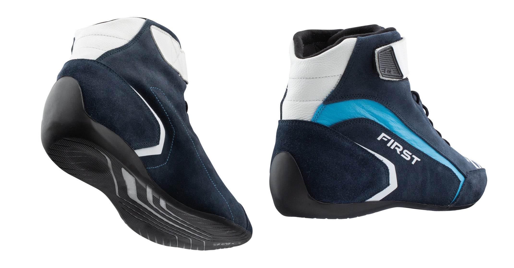 OMP IC0-0824-A01-242-46 (IC/82424246) FIRST my2021 Racing shoes, FIA 8856-2018, blue/cyan, size 46 Photo-1 