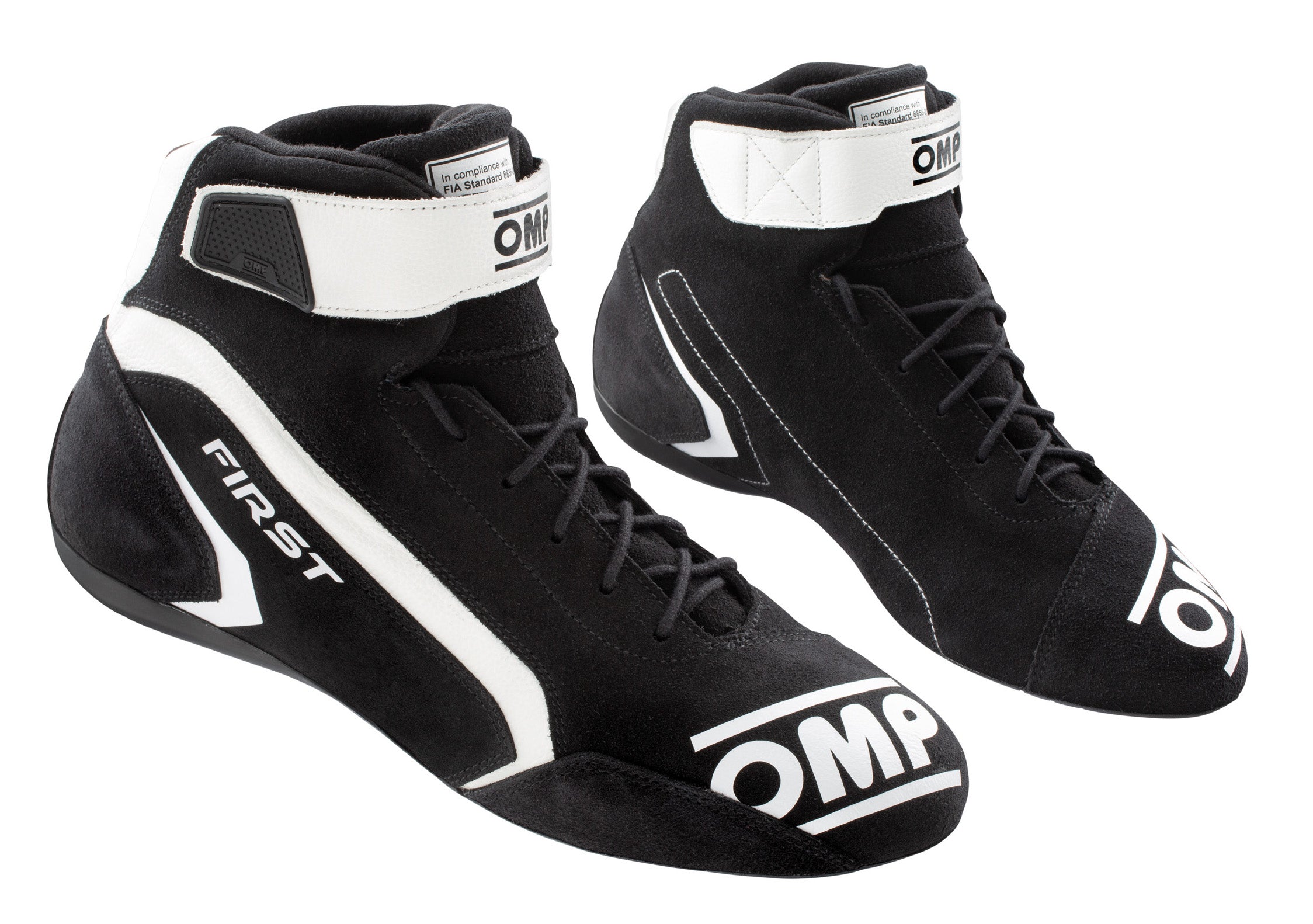 OMP IC0-0824-A01-071-39 (IC/82407139) FIRST my2021 Racing shoes, FIA 8856-2018, black, size 39 Photo-0 