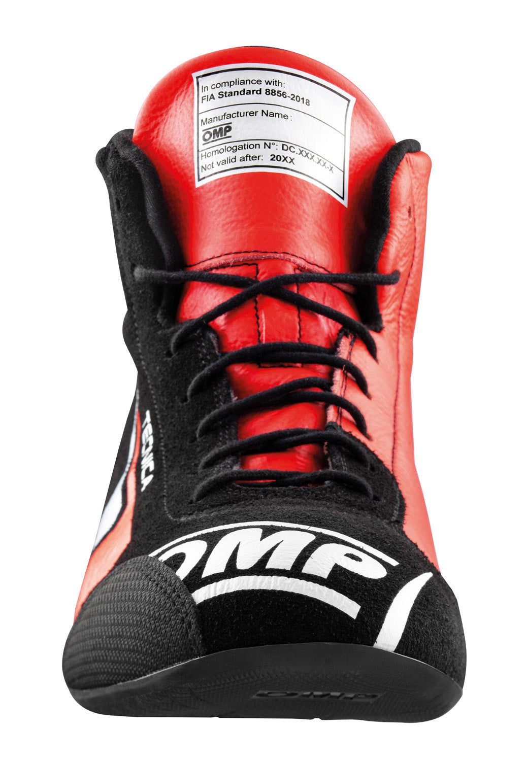 OMP IC0-0823-A01-073-48 (IC/82307348) TECNICA MY2021 Racing shoes, FIA 8856-2018, black/red, size 48 Photo-2 