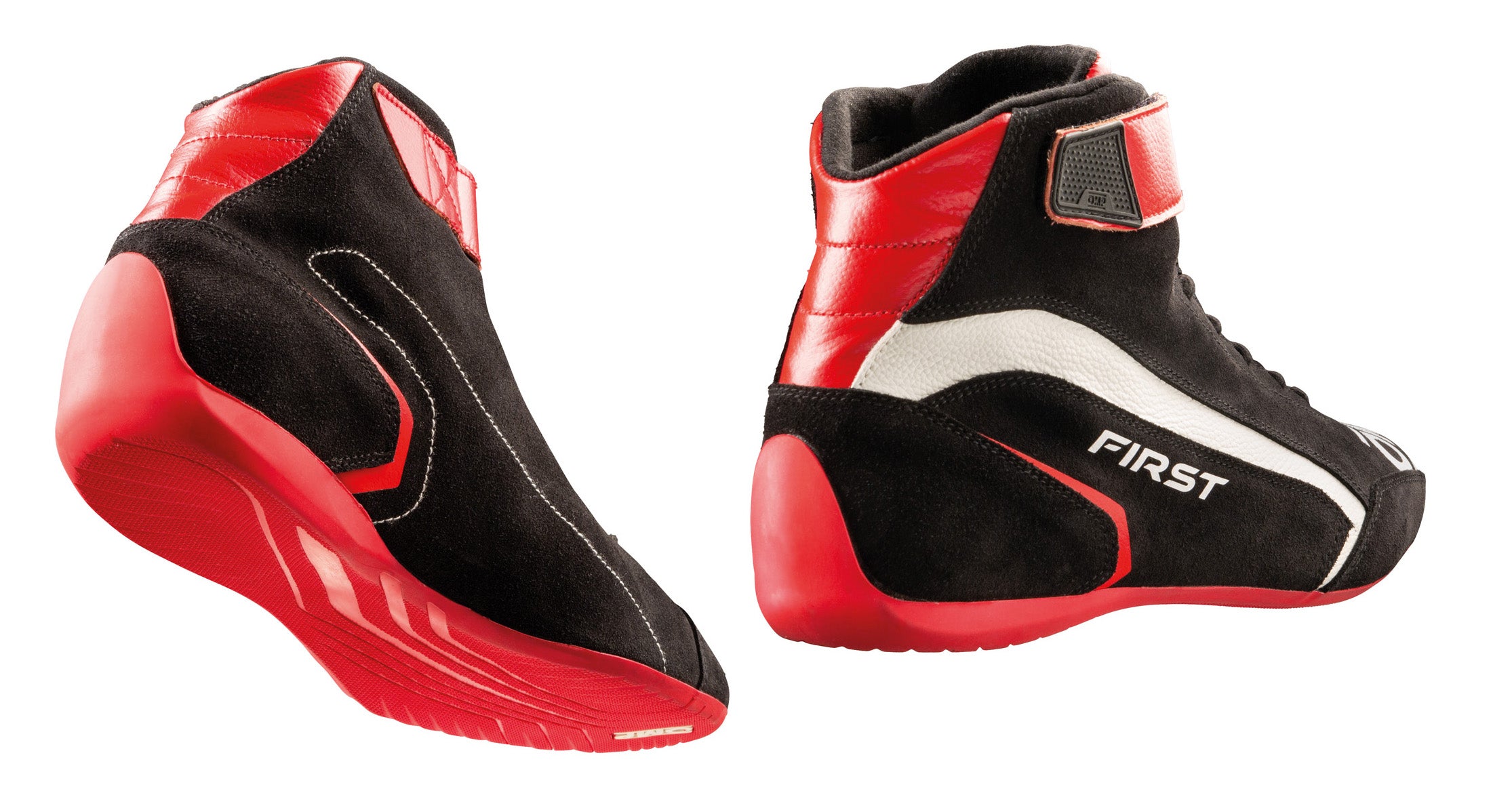 OMP IC0-0824-A01-073-39 (IC/82407339) FIRST my2021 Racing shoes, FIA 8856-2018, red/black, size 39 Photo-1 