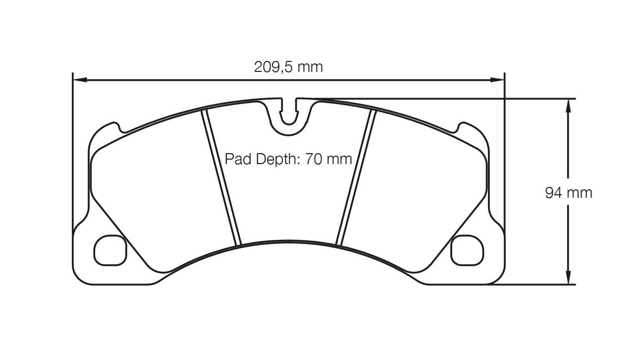 PAGID 4917-RSL29 Front brake pads RSL29 for PORSCHE Panamera PCCB / VW Touareg (PCCB brakes) Photo-0 