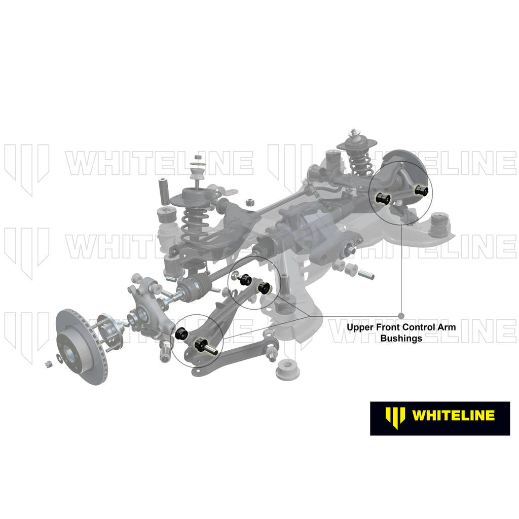 WHITELINE W63424 Rear Control Arm Upper Front - Bushing Kit for Land Rover Discovery/Range Rover Sport Photo-1 