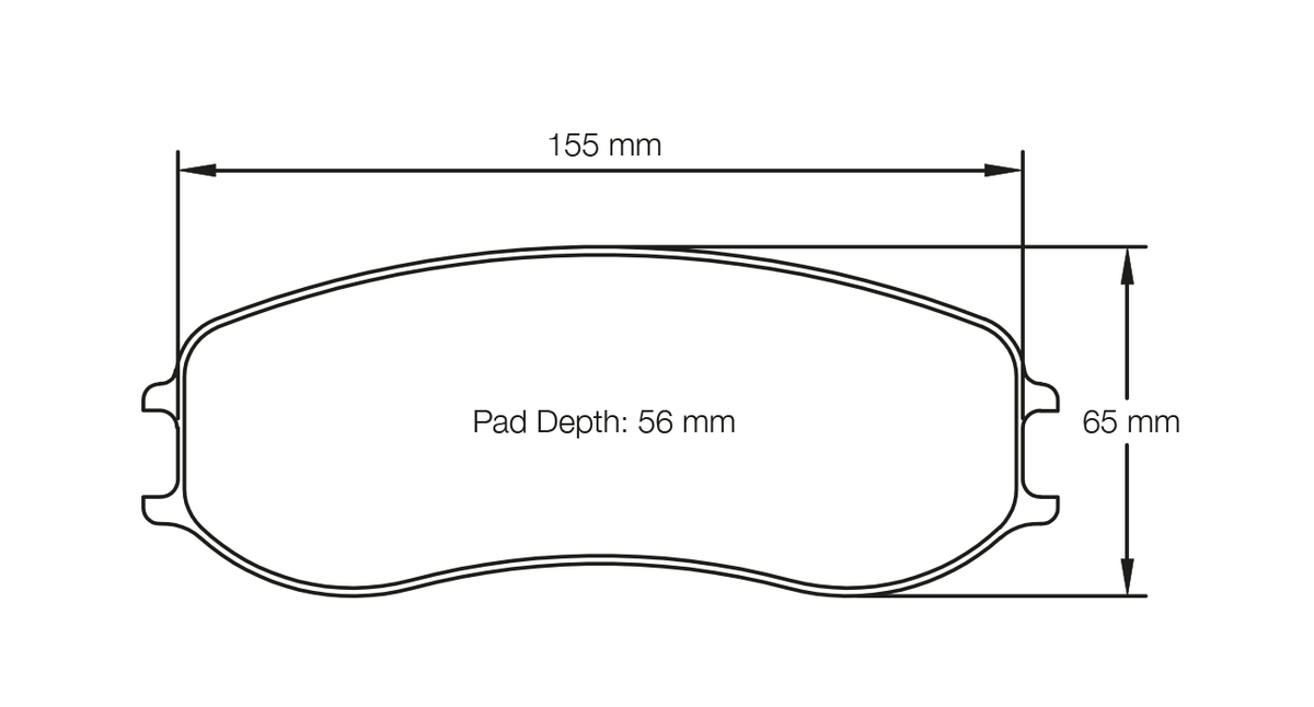 PAGID 4928-RSL1 Front Brake Pads for PORSCHE 991 GT3 Cup MR / Cayman GT4 MR (PFC brakes 28/26 mm) Photo-0 