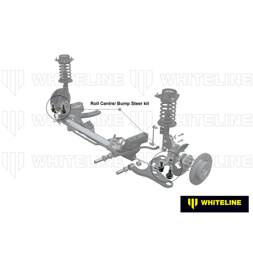 WHITELINE KCA435 Front Roll Center/Bump Steer Correction Kit for Subaru BRZ ZC6,/Toyota 86 / GR86 Photo-1 