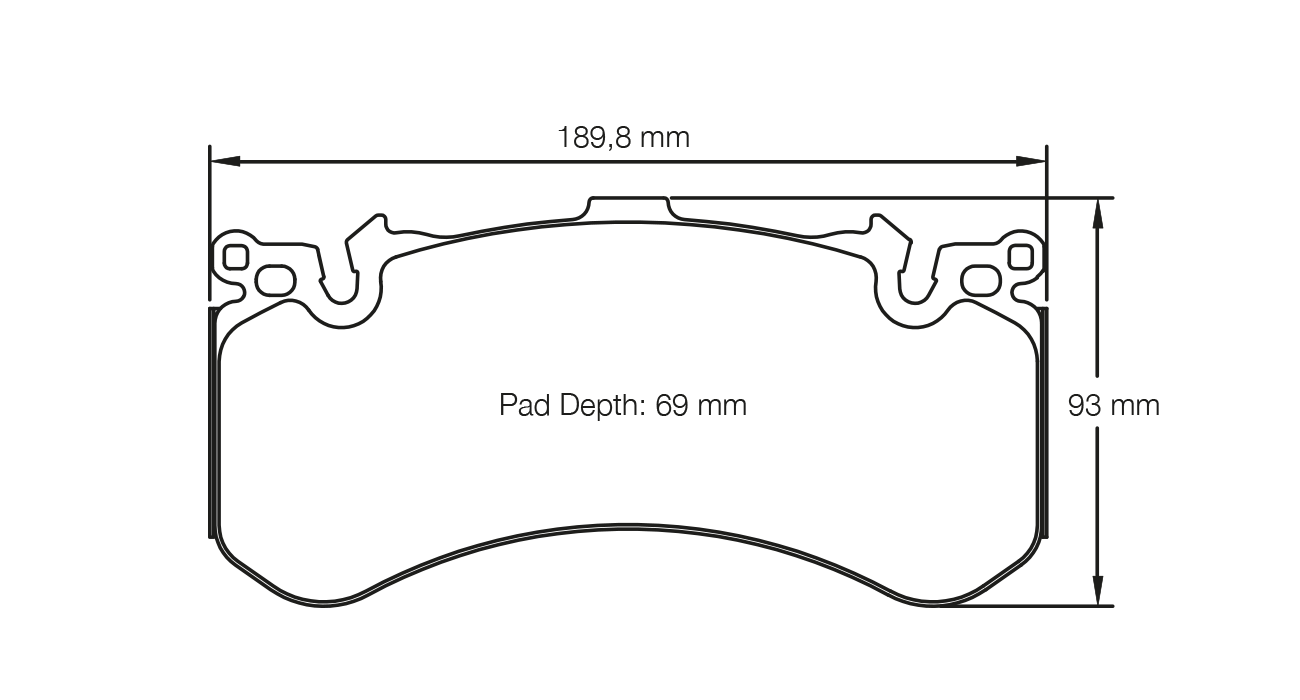 PAGID 4937-RSC1 Front brake pads RSC1 AUDI S6 / S7 [ceramic brakes] / LAMBORGHINI Aventador LP700-4 Photo-0 